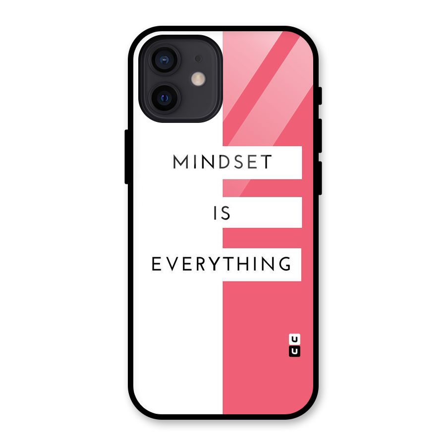Mindset is Everything Glass Back Case for iPhone 12