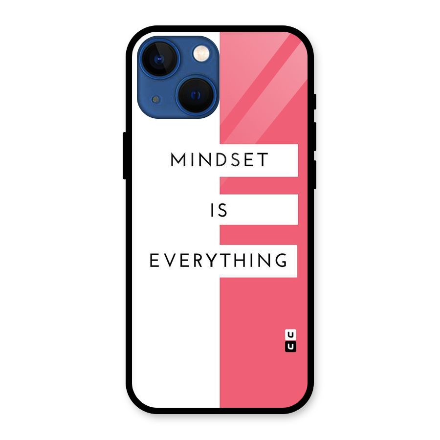 Mindset is Everything Glass Back Case for iPhone 13 Mini