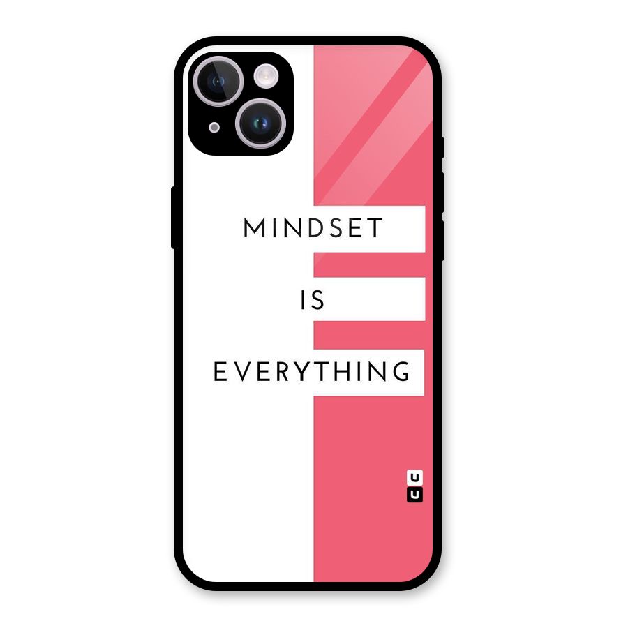 Mindset is Everything Glass Back Case for iPhone 14 Plus