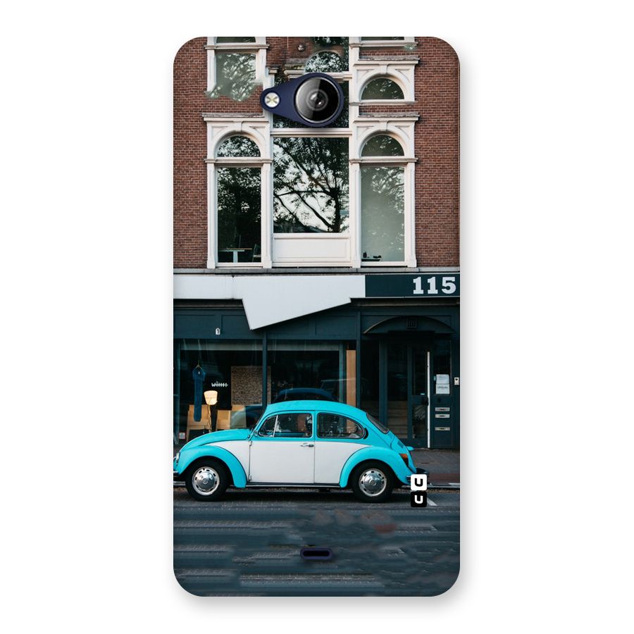 Mini Blue Car Back Case for Canvas Play Q355