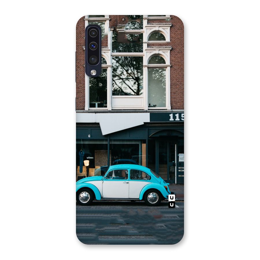 Mini Blue Car Back Case for Galaxy A50s