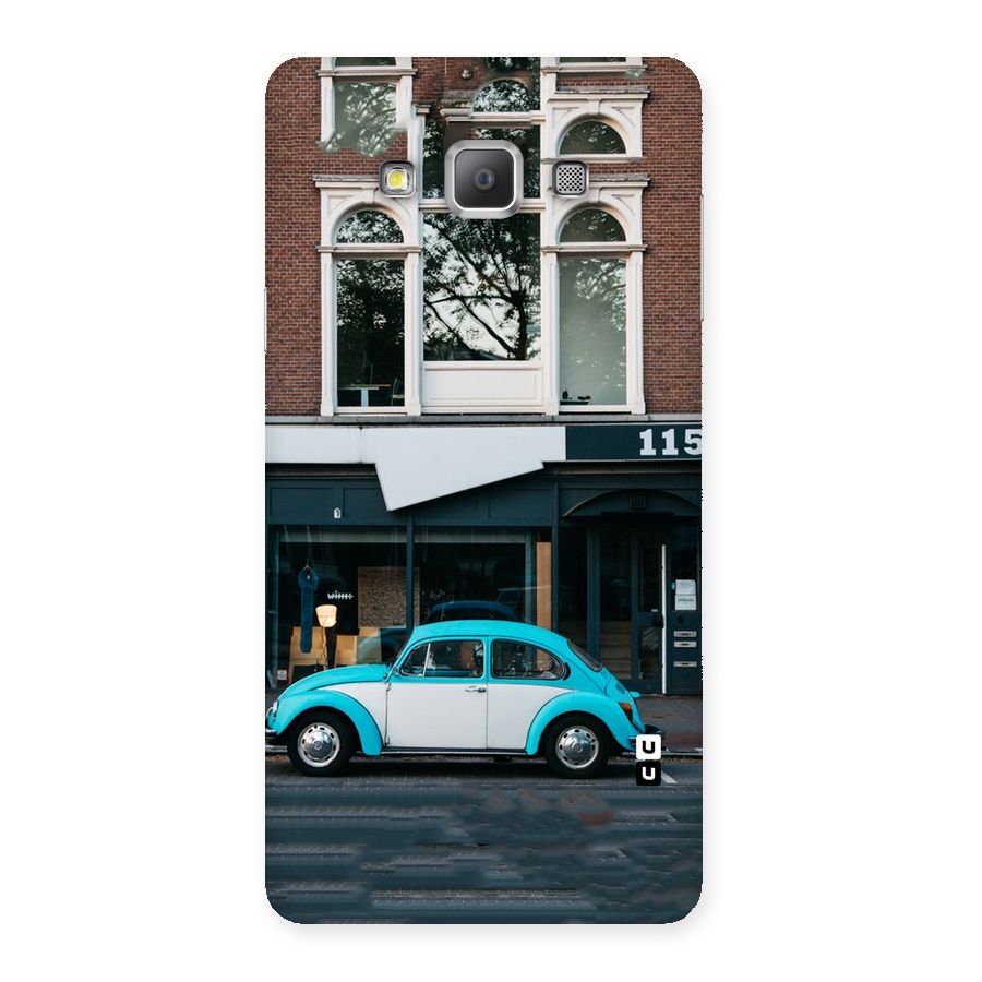 Mini Blue Car Back Case for Galaxy A7