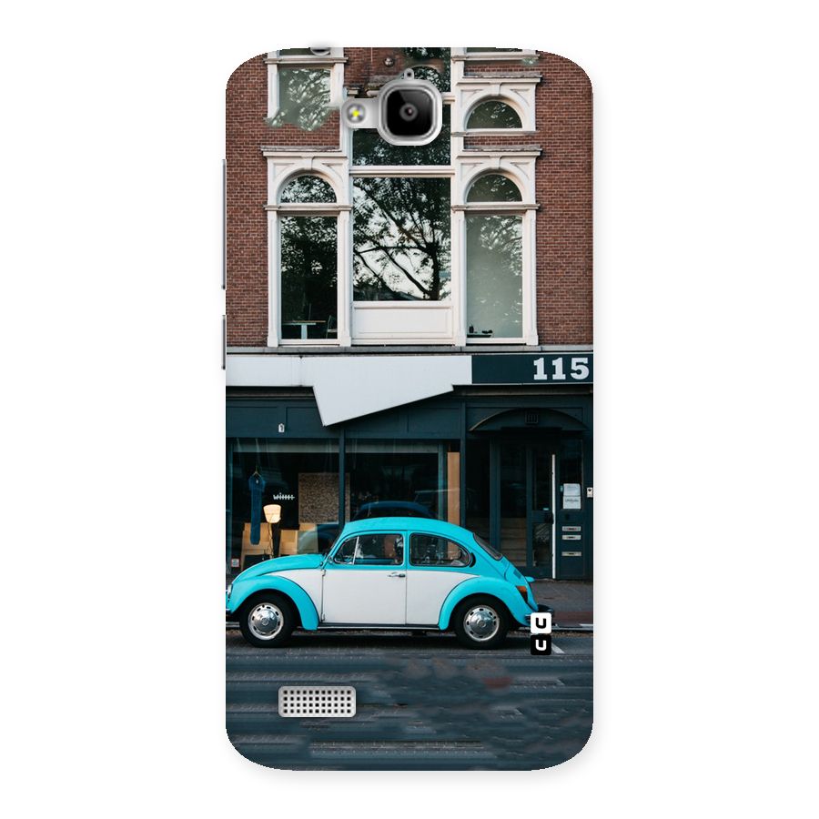 Mini Blue Car Back Case for Honor Holly