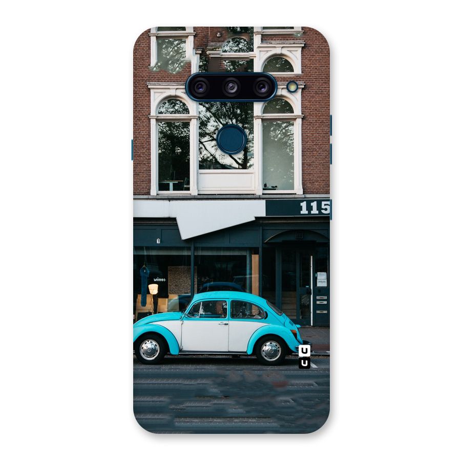 Mini Blue Car Back Case for LG  V40 ThinQ