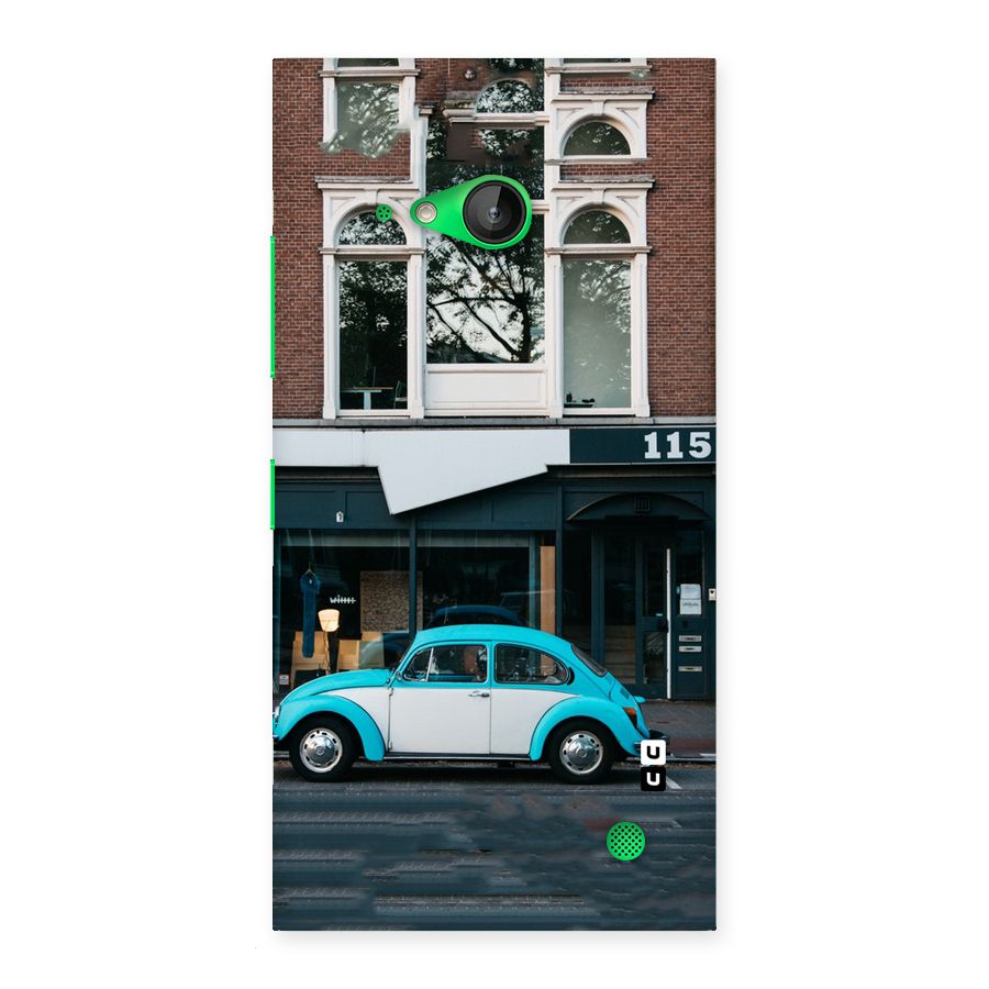 Mini Blue Car Back Case for Lumia 730