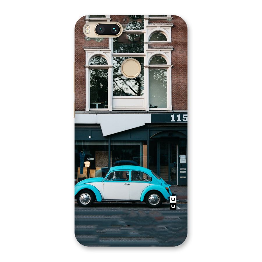 Mini Blue Car Back Case for Mi A1