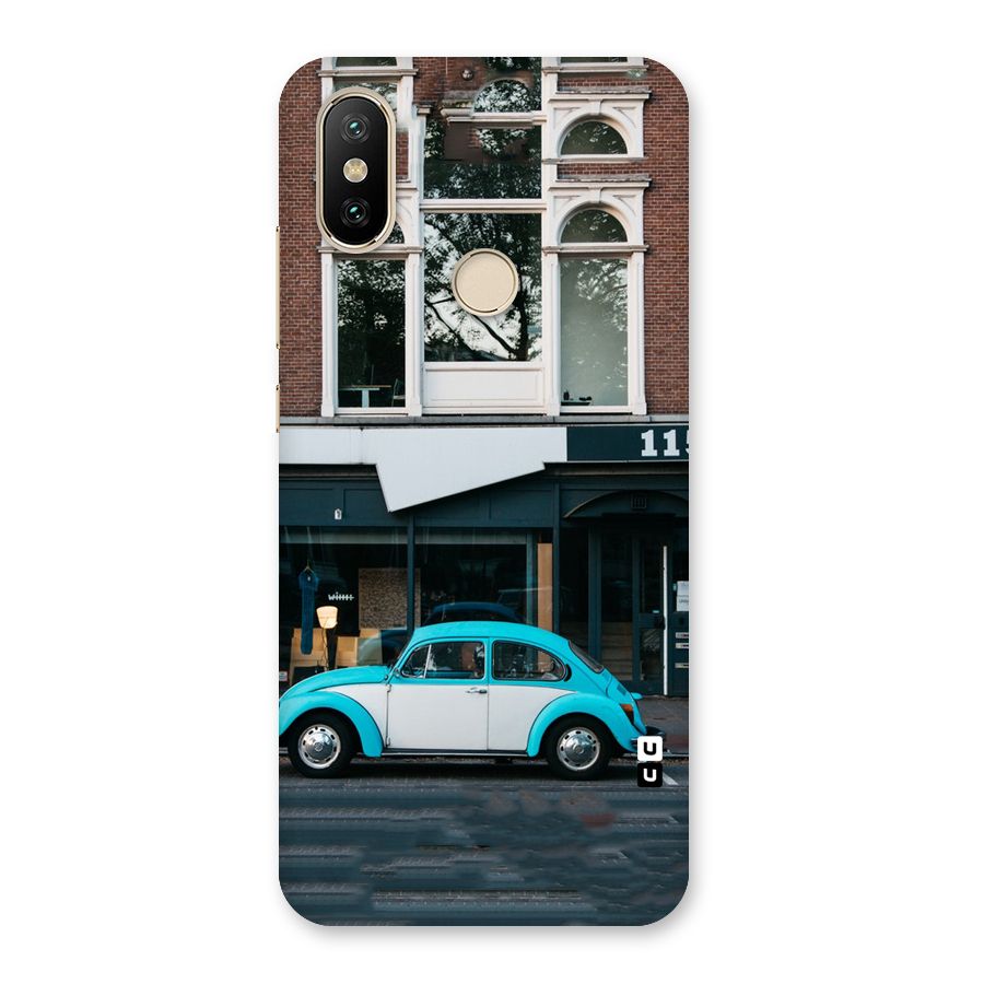 Mini Blue Car Back Case for Mi A2