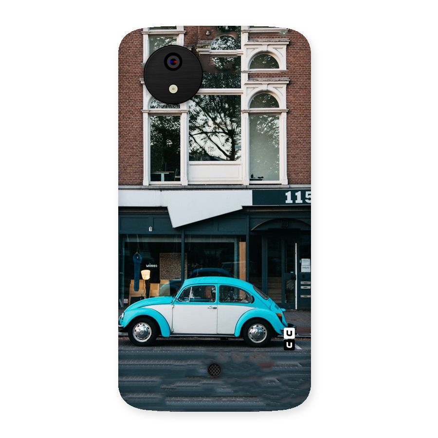 Mini Blue Car Back Case for Micromax Canvas A1