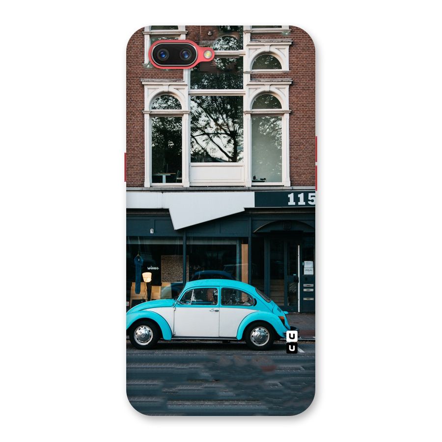 Mini Blue Car Back Case for Oppo A3s