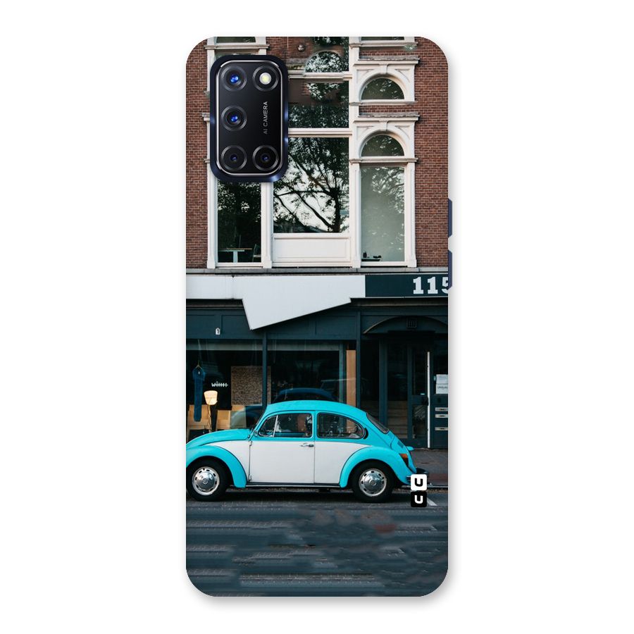 Mini Blue Car Back Case for Oppo A52