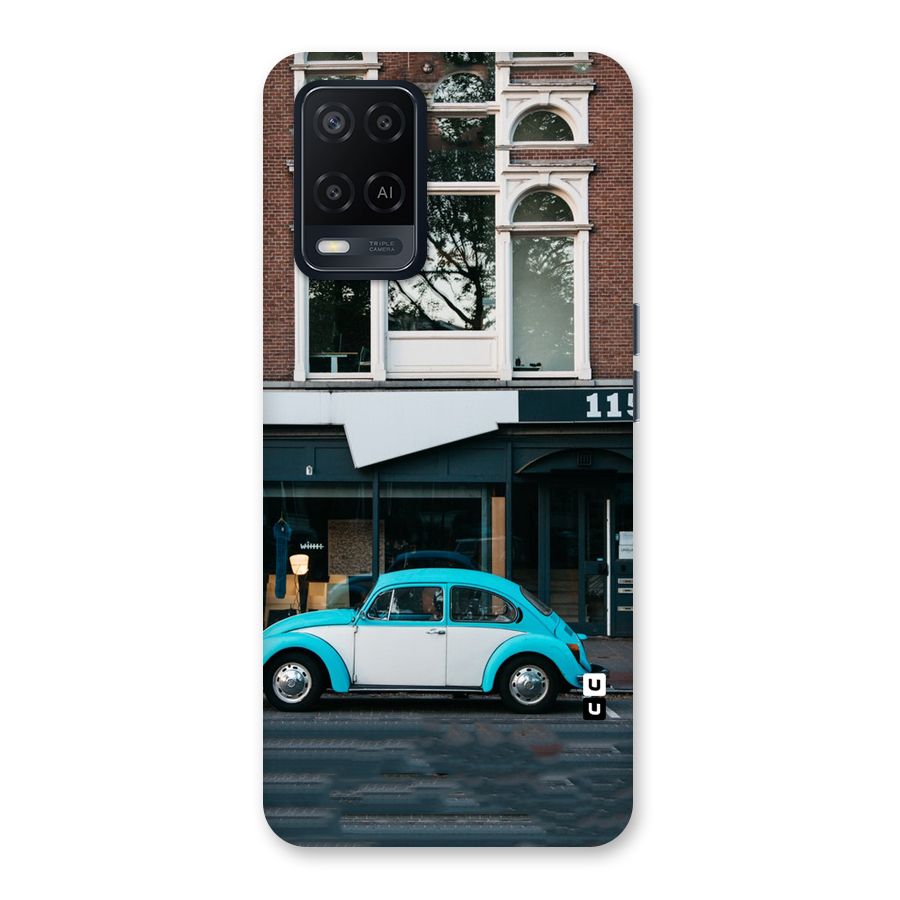 Mini Blue Car Back Case for Oppo A54