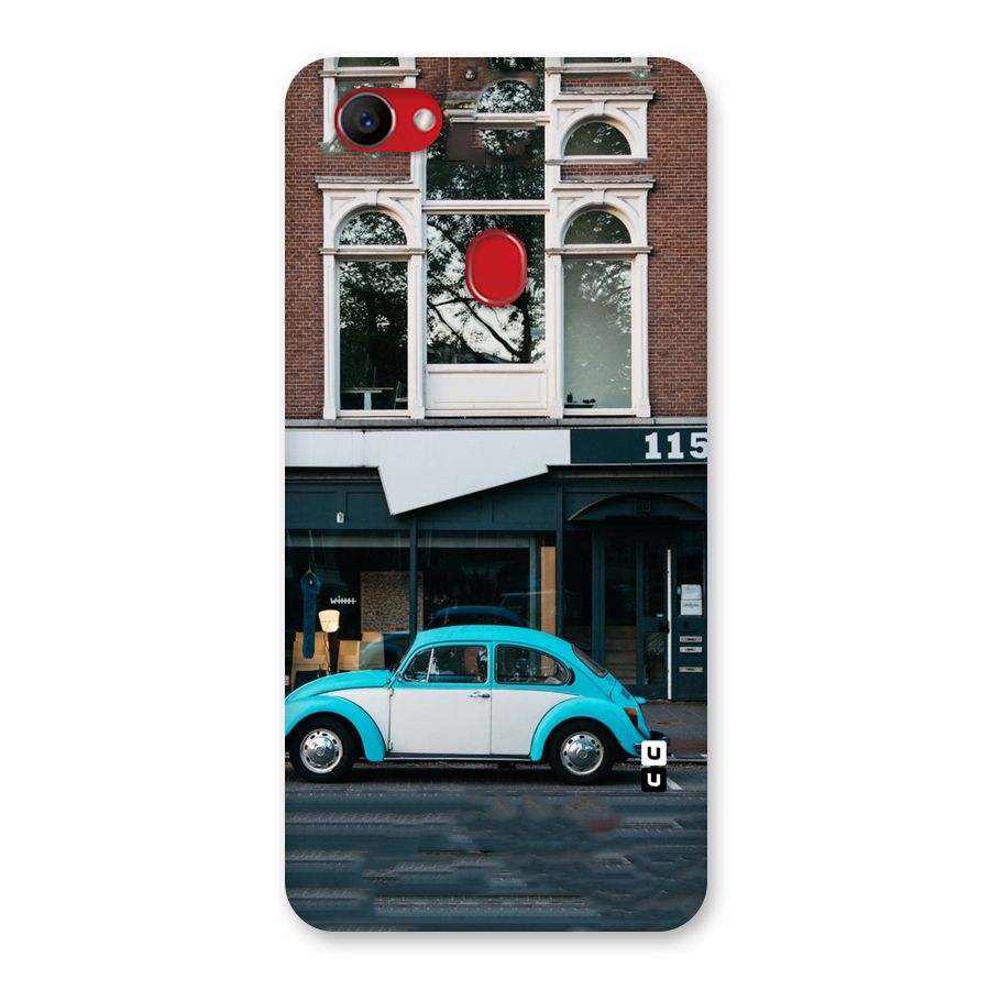 Mini Blue Car Back Case for Oppo F7