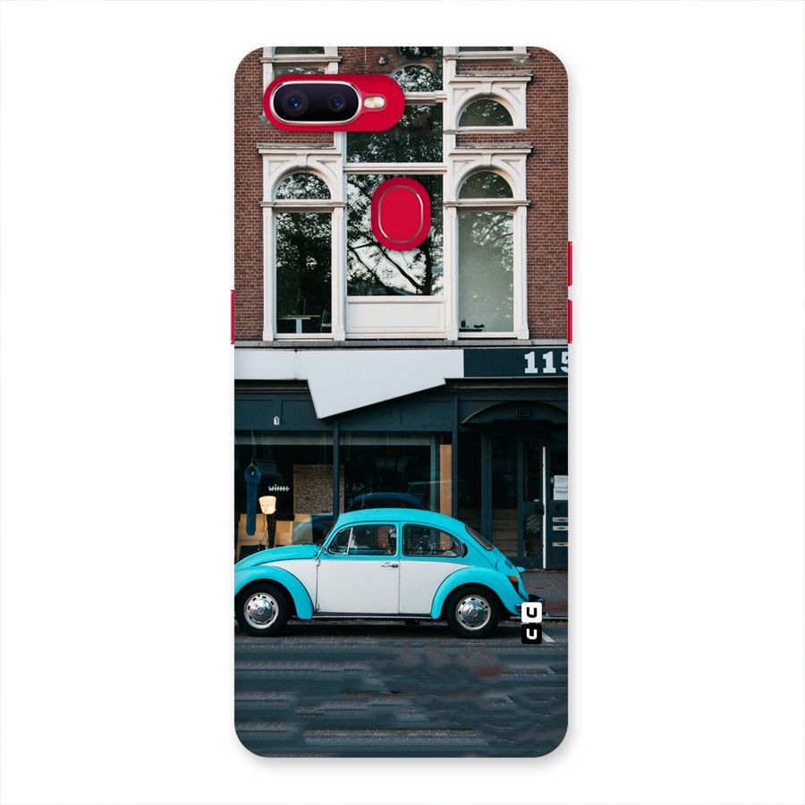 Mini Blue Car Back Case for Oppo F9 Pro