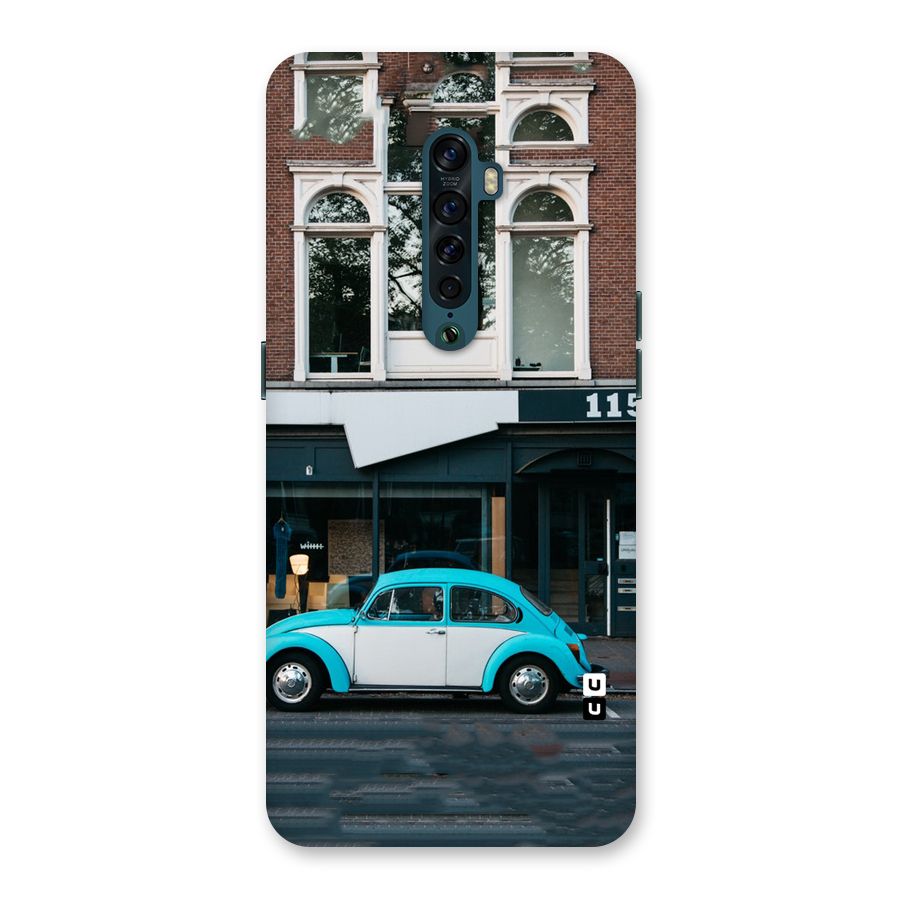 Mini Blue Car Back Case for Oppo Reno2