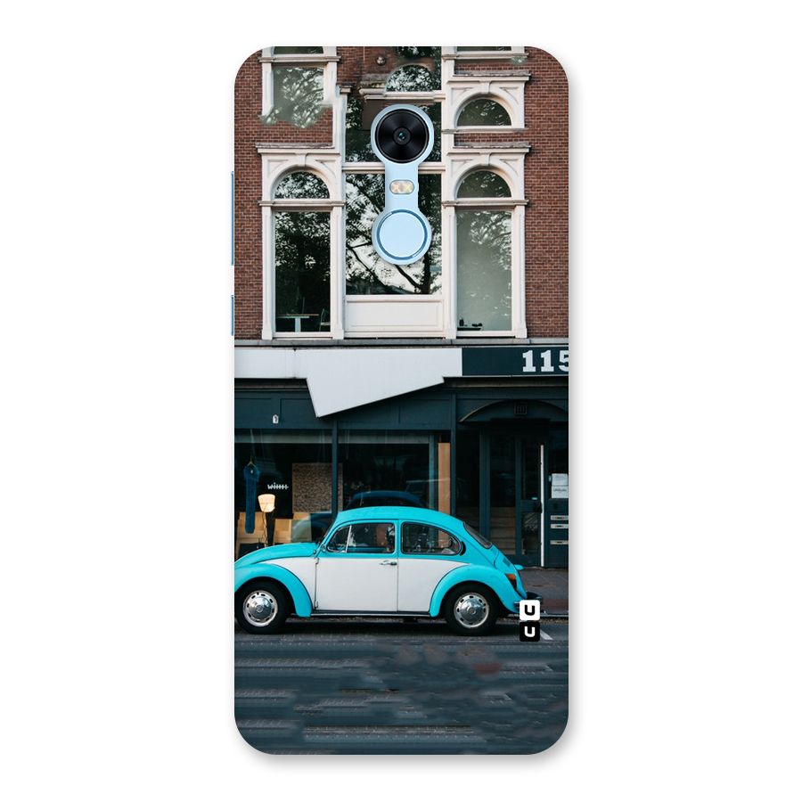 Mini Blue Car Back Case for Redmi Note 5