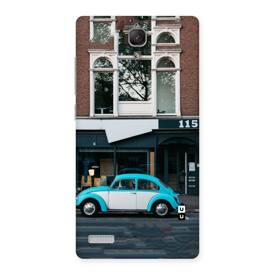 Mini Blue Car Back Case for Redmi Note Prime