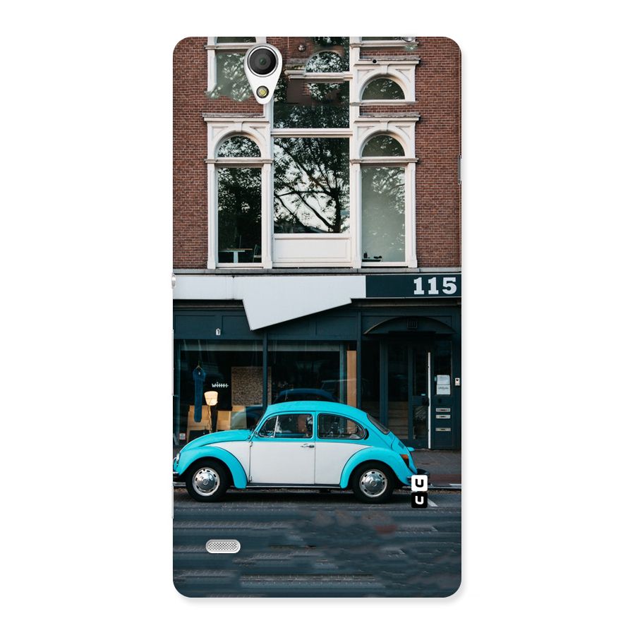 Mini Blue Car Back Case for Sony Xperia C4