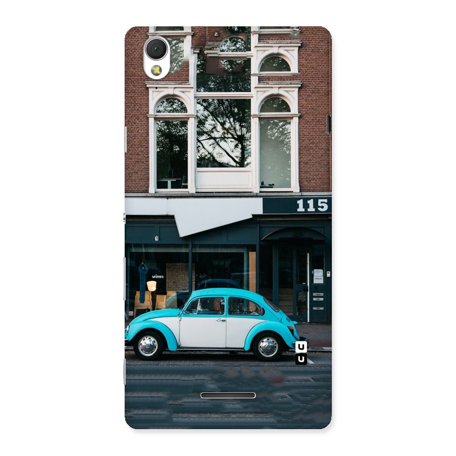 Mini Blue Car Back Case for Sony Xperia T3