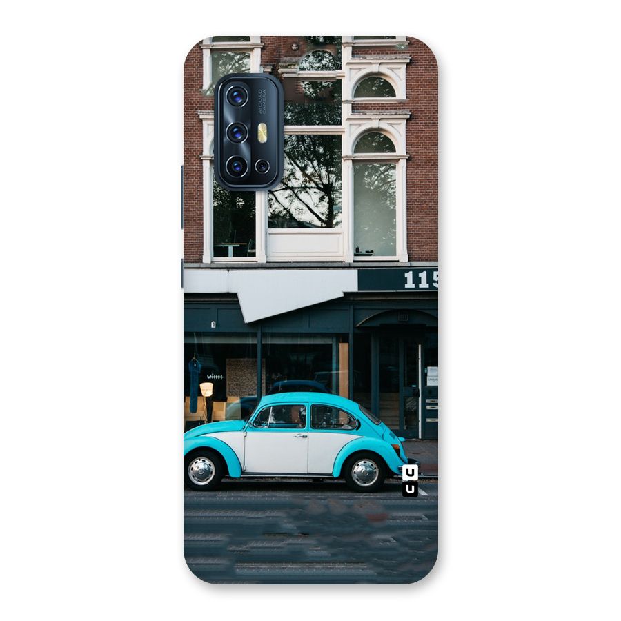 Mini Blue Car Back Case for Vivo V17