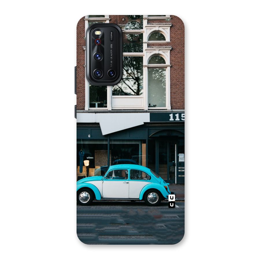 Mini Blue Car Back Case for Vivo V19