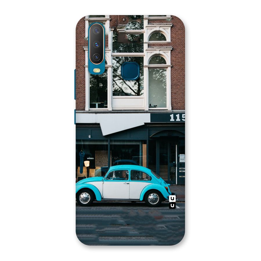 Mini Blue Car Back Case for Vivo Y17