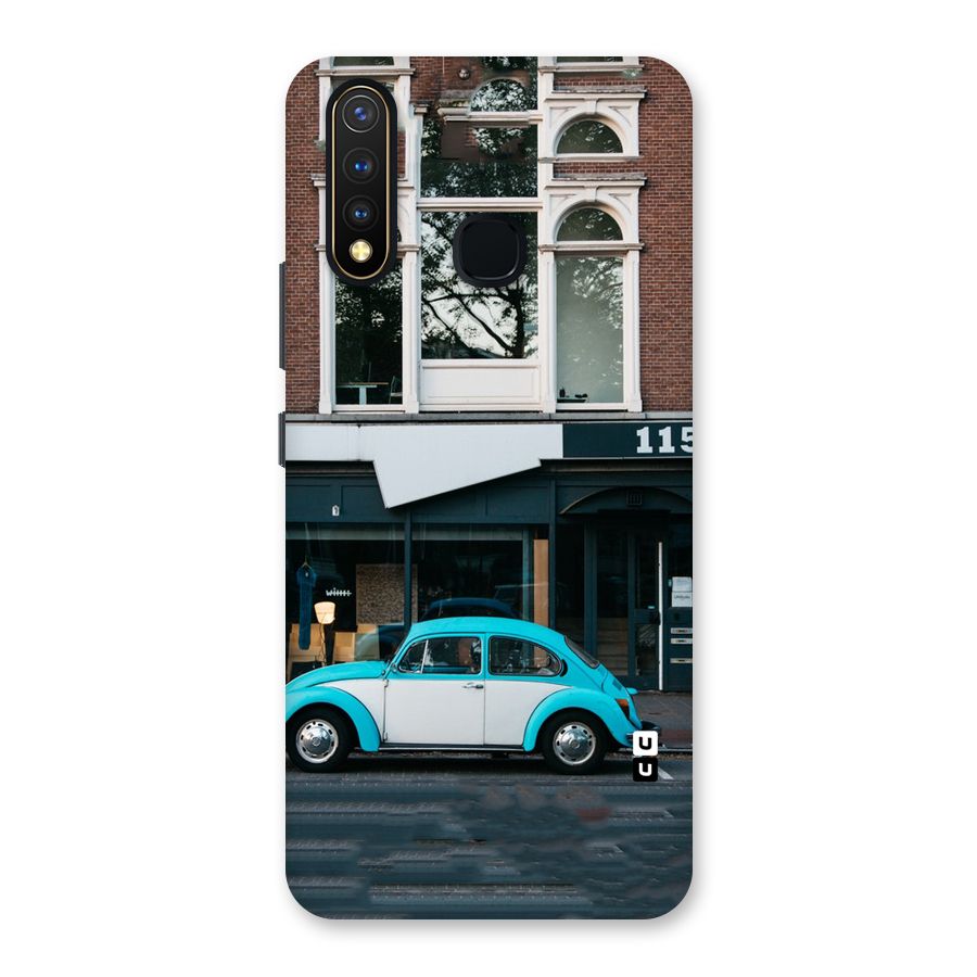 Mini Blue Car Back Case for Vivo Y19