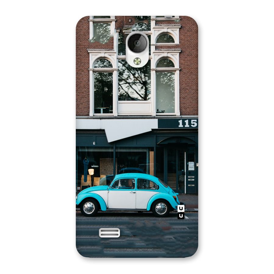 Mini Blue Car Back Case for Vivo Y21