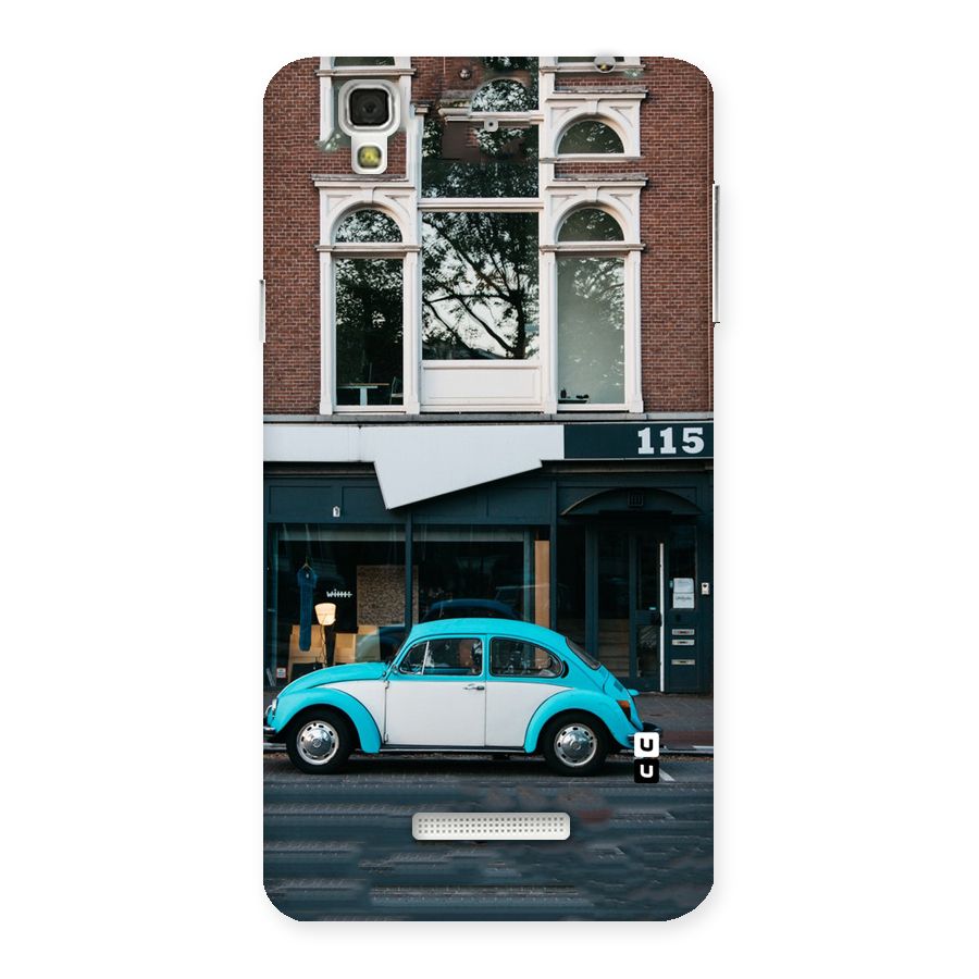Mini Blue Car Back Case for Yu Yureka