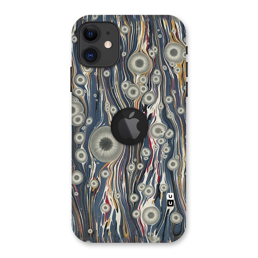 Mini Circles Back Case for iPhone 11 Logo Cut