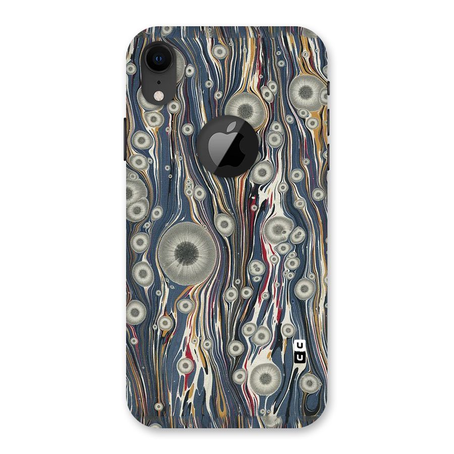 Mini Circles Back Case for iPhone XR Logo Cut