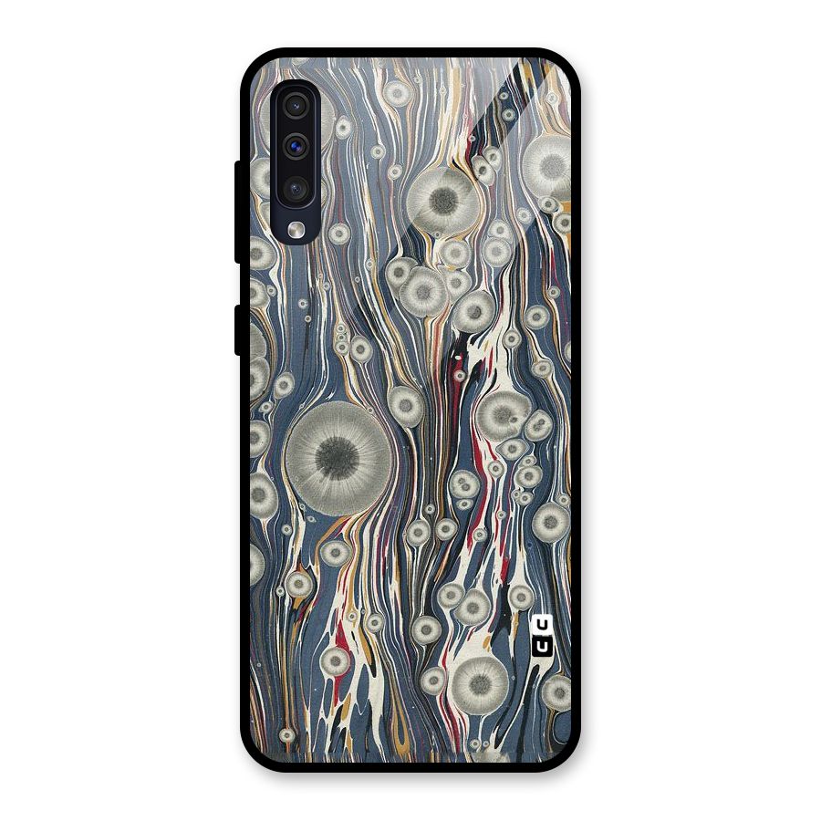 Mini Circles Glass Back Case for Galaxy A50