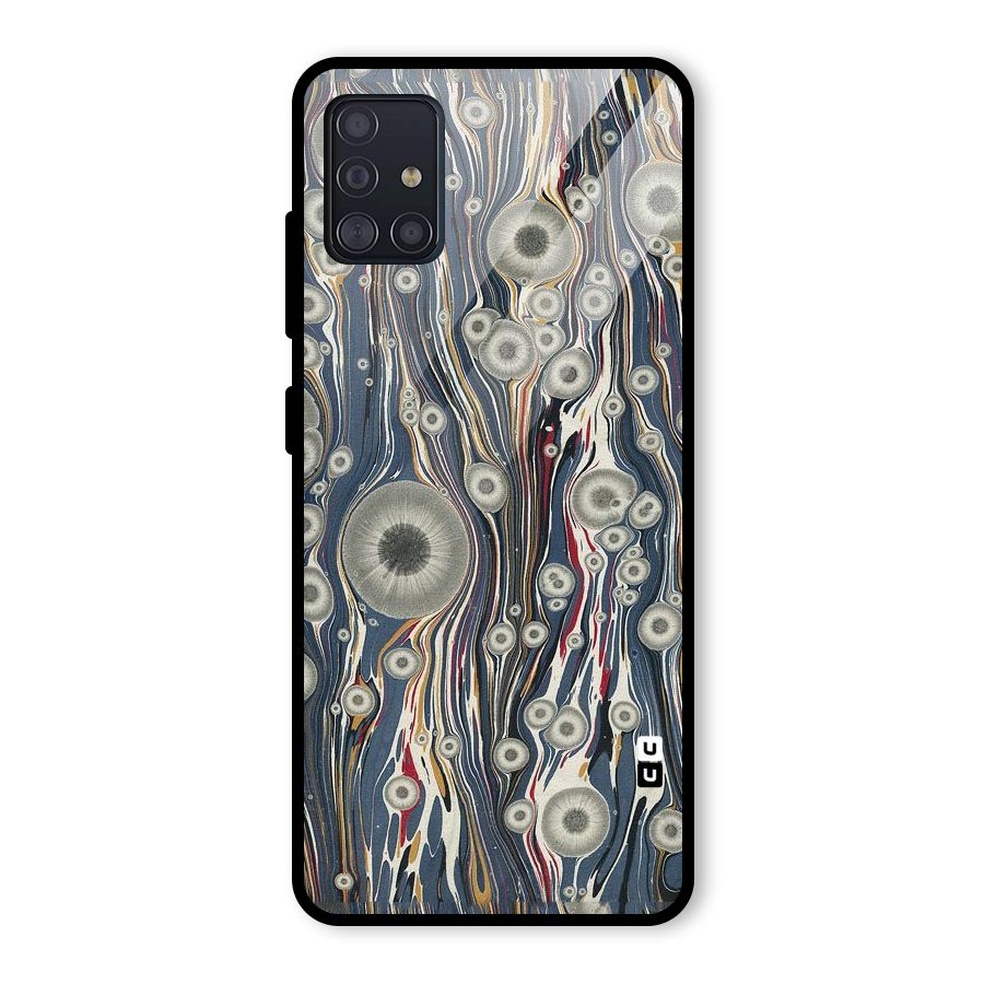 Mini Circles Glass Back Case for Galaxy A51