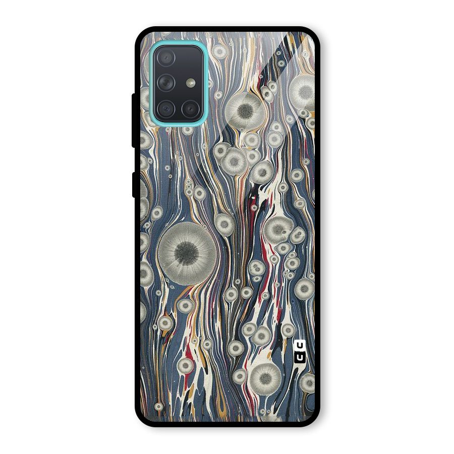 Mini Circles Glass Back Case for Galaxy A71