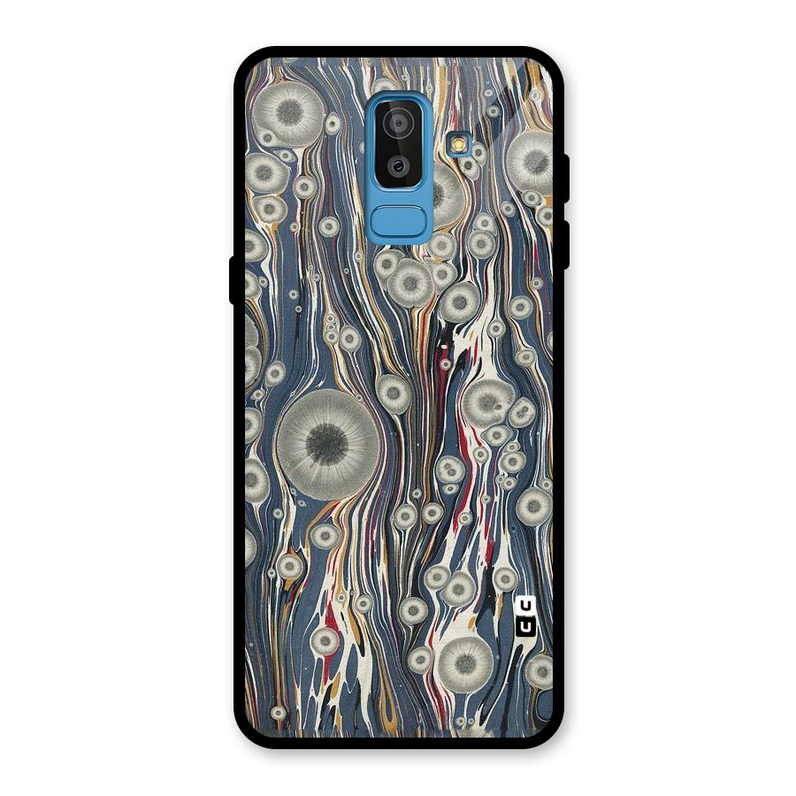 Mini Circles Glass Back Case for Galaxy J8