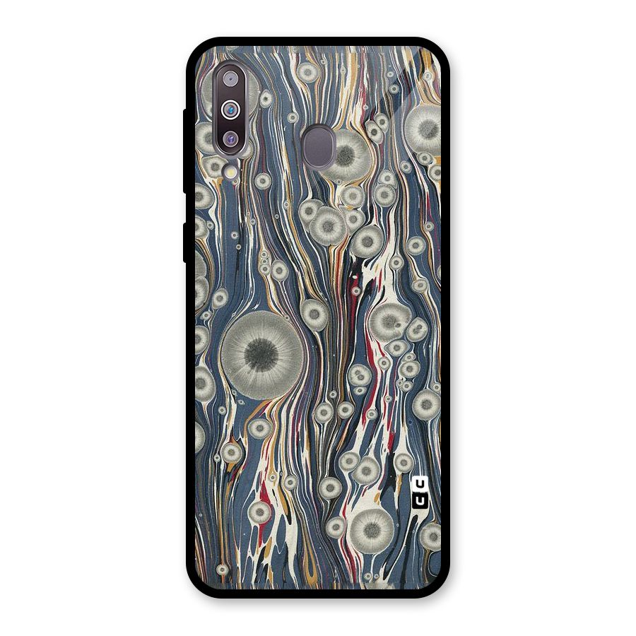 Mini Circles Glass Back Case for Galaxy M30