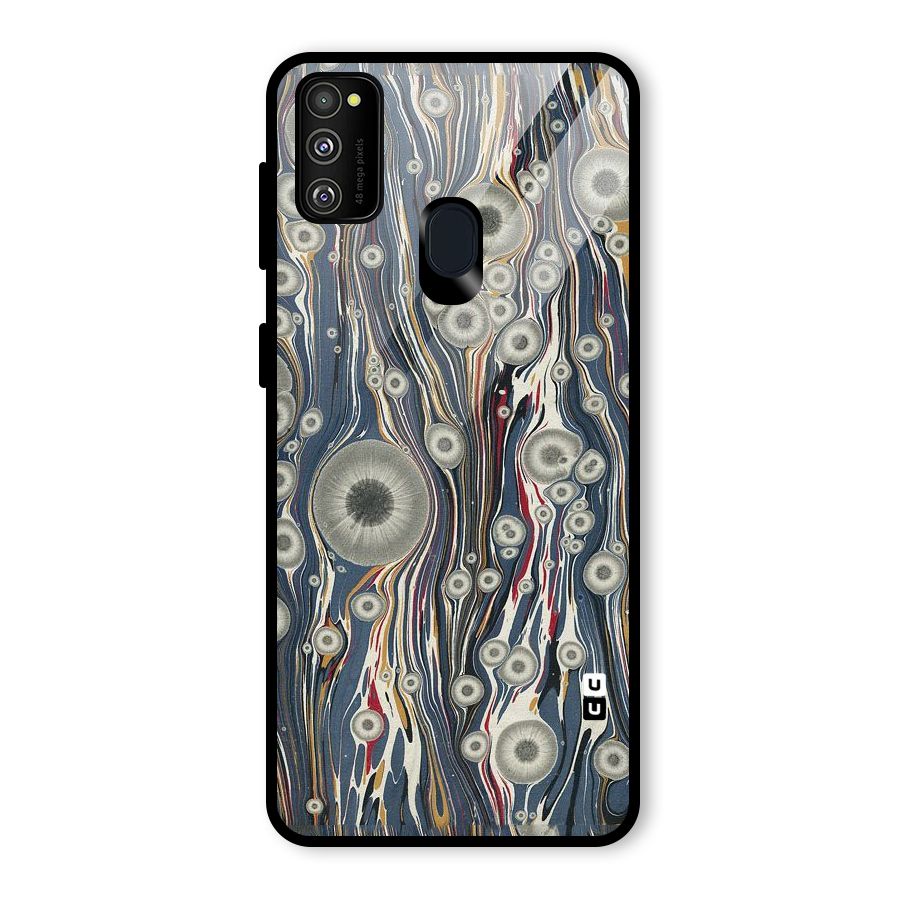 Mini Circles Glass Back Case for Galaxy M30s