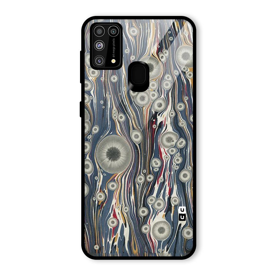 Mini Circles Glass Back Case for Galaxy M31