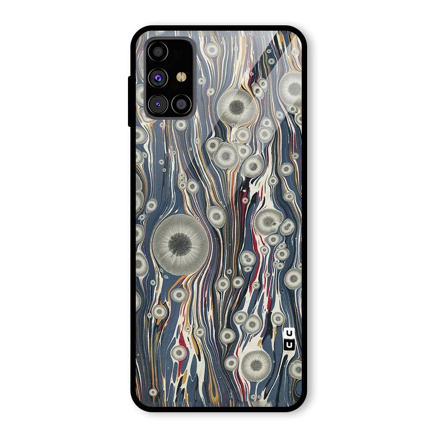 Mini Circles Glass Back Case for Galaxy M31s