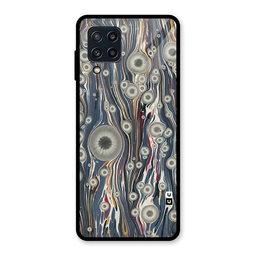 Mini Circles Glass Back Case for Galaxy M32