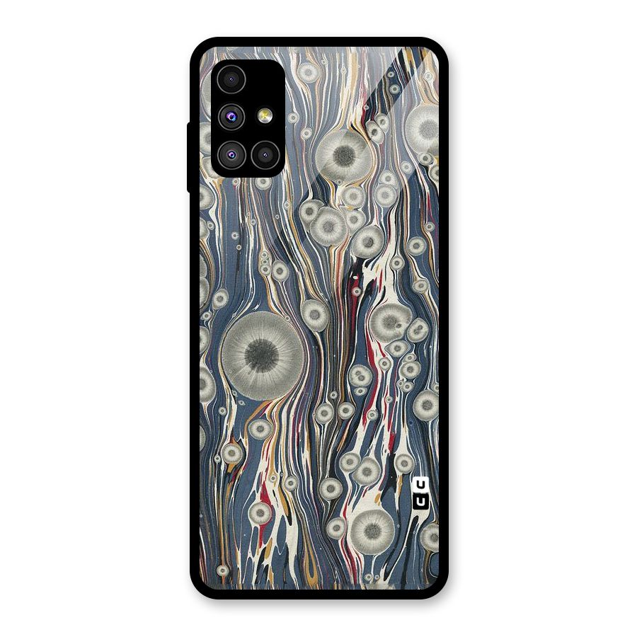 Mini Circles Glass Back Case for Galaxy M51