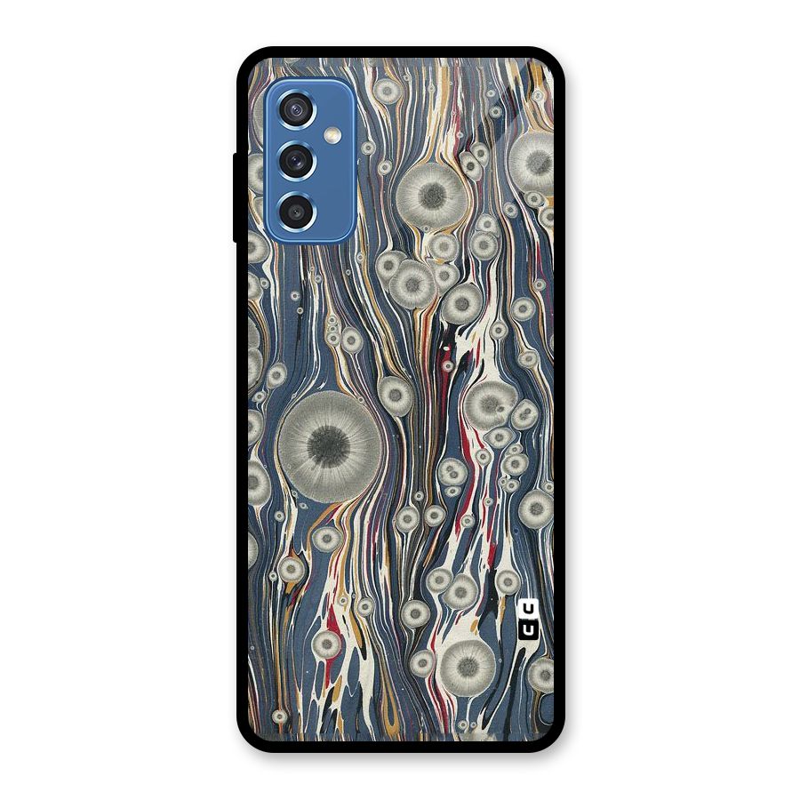 Mini Circles Glass Back Case for Galaxy M52 5G