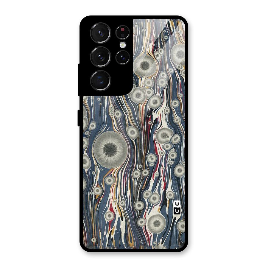 Mini Circles Glass Back Case for Galaxy S21 Ultra 5G