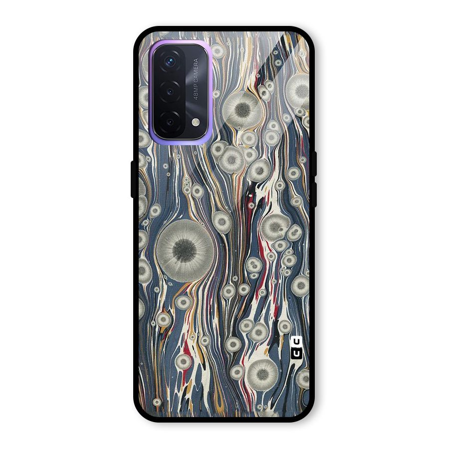 Mini Circles Glass Back Case for Oppo A74 5G