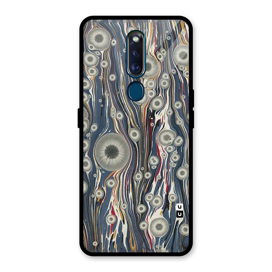 Mini Circles Glass Back Case for Oppo F11 Pro