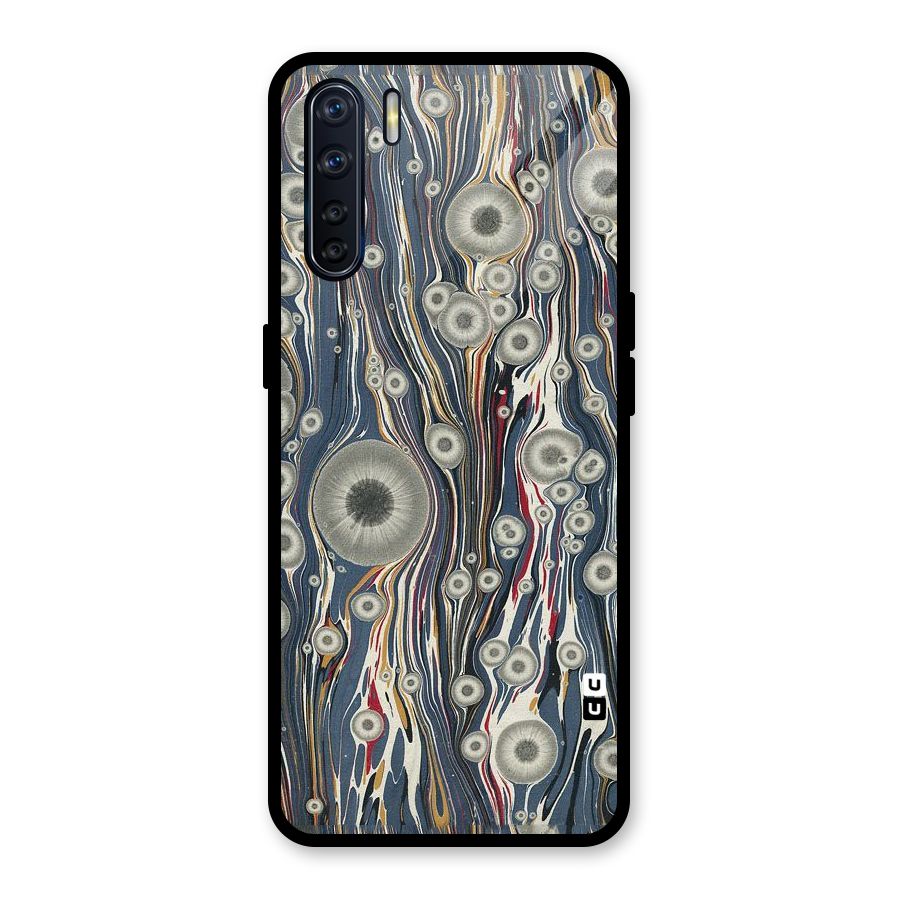 Mini Circles Glass Back Case for Oppo F15