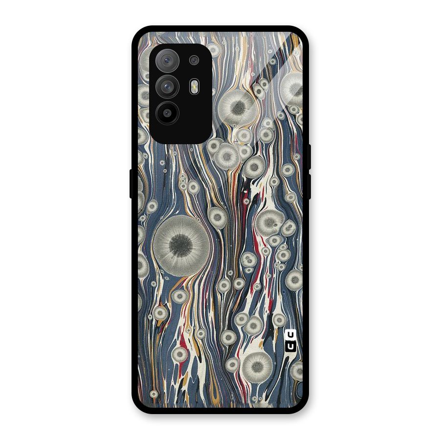 Mini Circles Glass Back Case for Oppo F19 Pro Plus 5G