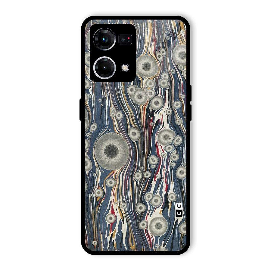 Mini Circles Glass Back Case for Oppo F21 Pro 5G