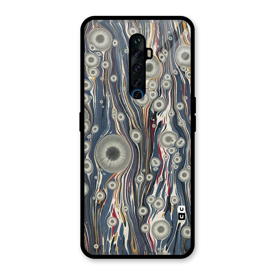 Mini Circles Glass Back Case for Oppo Reno2 F