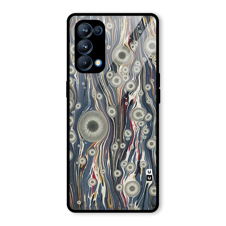 Mini Circles Glass Back Case for Oppo Reno5 Pro 5G