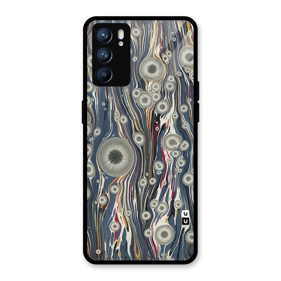 Mini Circles Glass Back Case for Oppo Reno6 5G